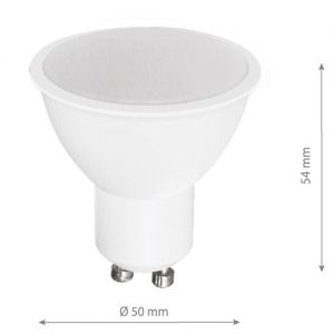 LED LAMP CAP GU10 3W 2700K-0