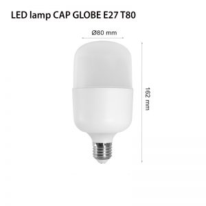 LED LAMP CAP T80 E27 20W 3000K-0