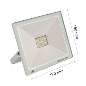LED FLOODLIGHT DECO 30W IP65 WHITE-0