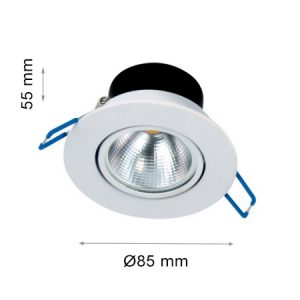 LED DOWNLIGHT HILUX FTS 5W Wh R-0