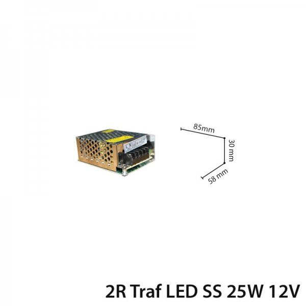 LED TRANSFORMER 25W DC 12V IP20-0