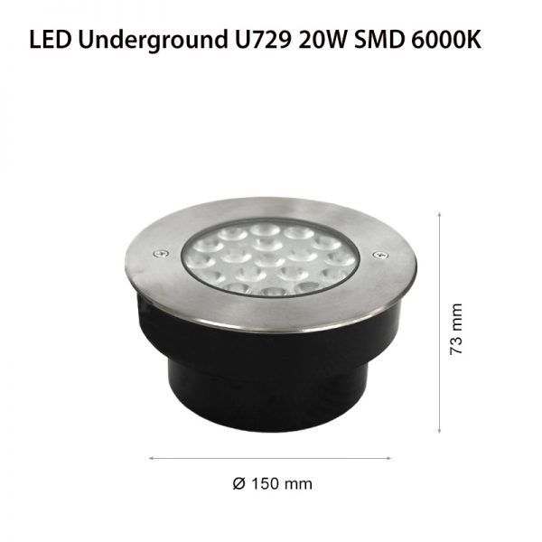 LED CARO U729 20W SMD IP67-0