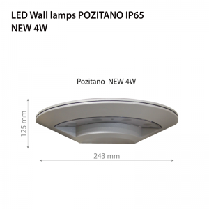 LED Wall lamp POZITANO NEW 4W-0