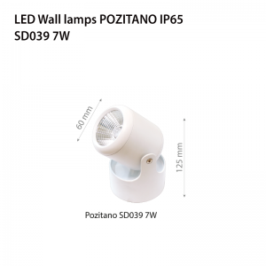 LED Wall lamp POZITANO SD039 7W-0