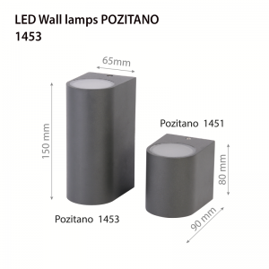 LED Wall lamp POZITANO 1451 5W-0